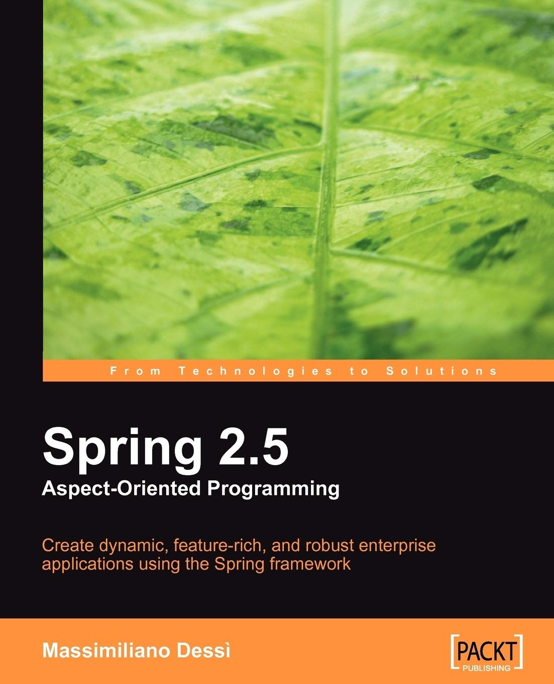 Coperta: Spring 2.5 Aspect Oriented Programming