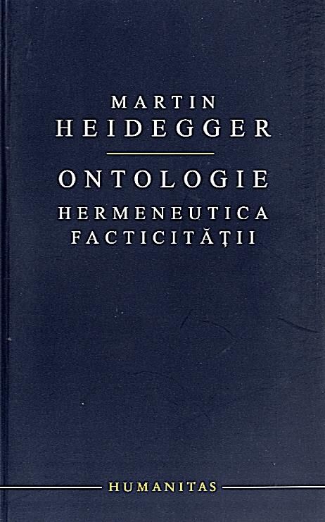 Coperta: Ontologie. Hermeneutica facticitatii