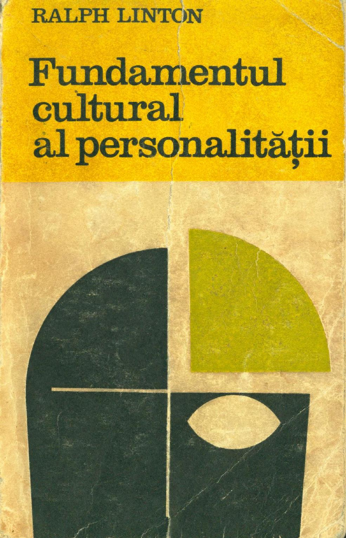 Coperta: Fundamentul cultural al personalitatii
