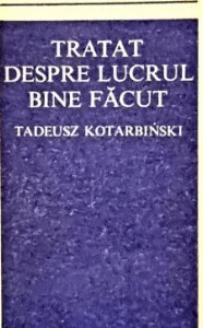 Coperta: Tratat despre lucrul bine făcut