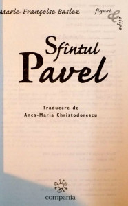 Coperta: Sfântul Pavel