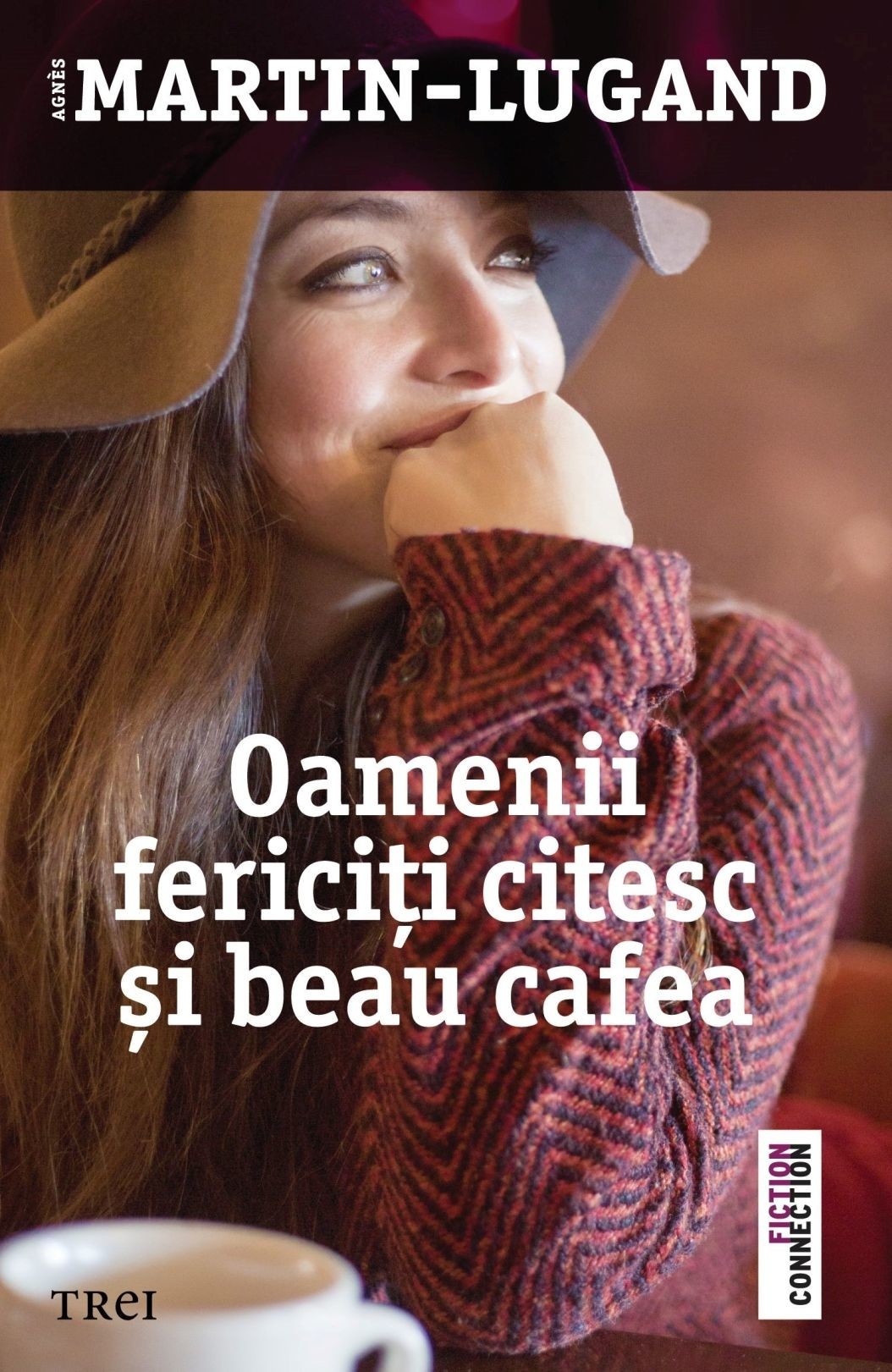Coperta: Oamenii fericiţi citesc şi beau cafea